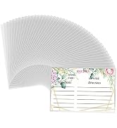 4x6 Inches Recipe Card Protectors, Recipe Card Covers, Set of 100