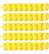 Bensbl 40Pcs Softball Goodie Bags Bulk Clear PVC Pouch for Team Gifts, Waterproof Travel Cosmetic...