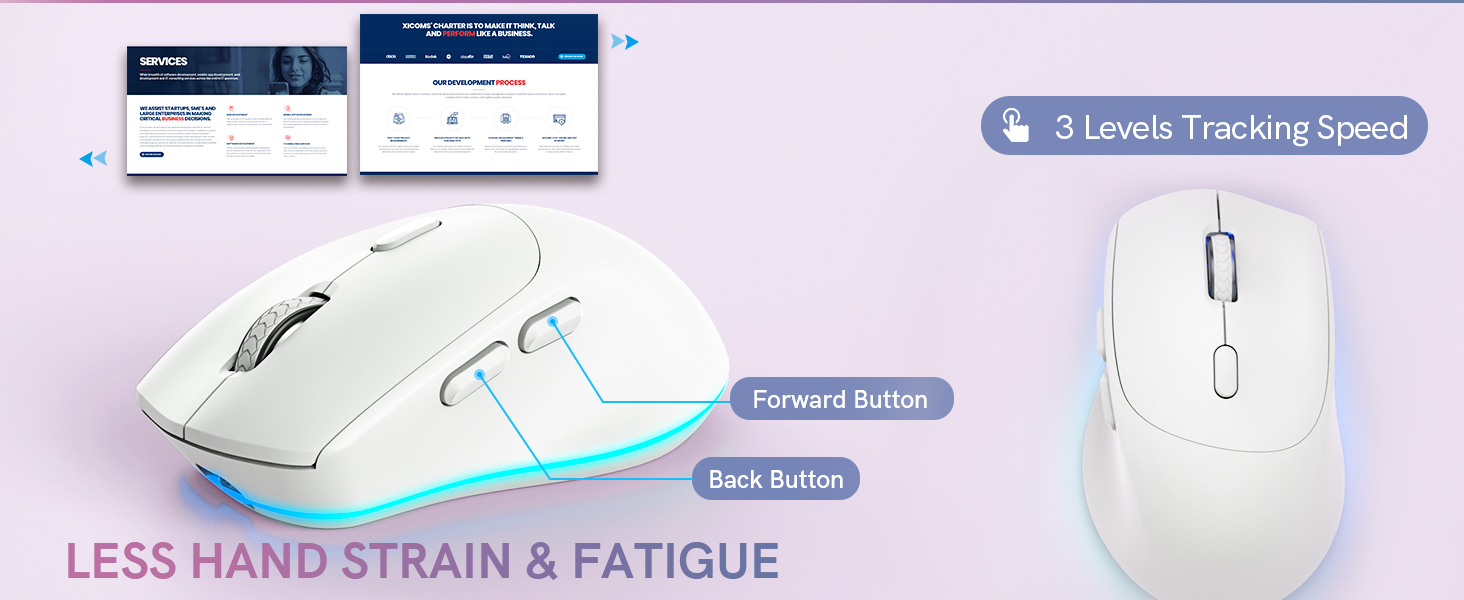 six button RGB wireless mouse