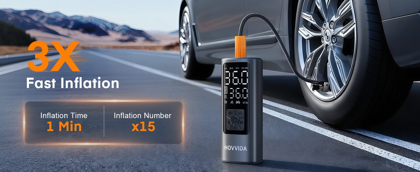 Portbale tire inflator