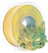 iSANMATE Matte Tri Color PLA Filament 30-300mm/s 3-in-1 Color Rainbow Filament Fast Color Change ...