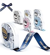 Phomemo P12 Satin Ribbon Label Tape Ribbon for Gift Wrapping, Craft Wedding, 12mm x 2m Compatible...