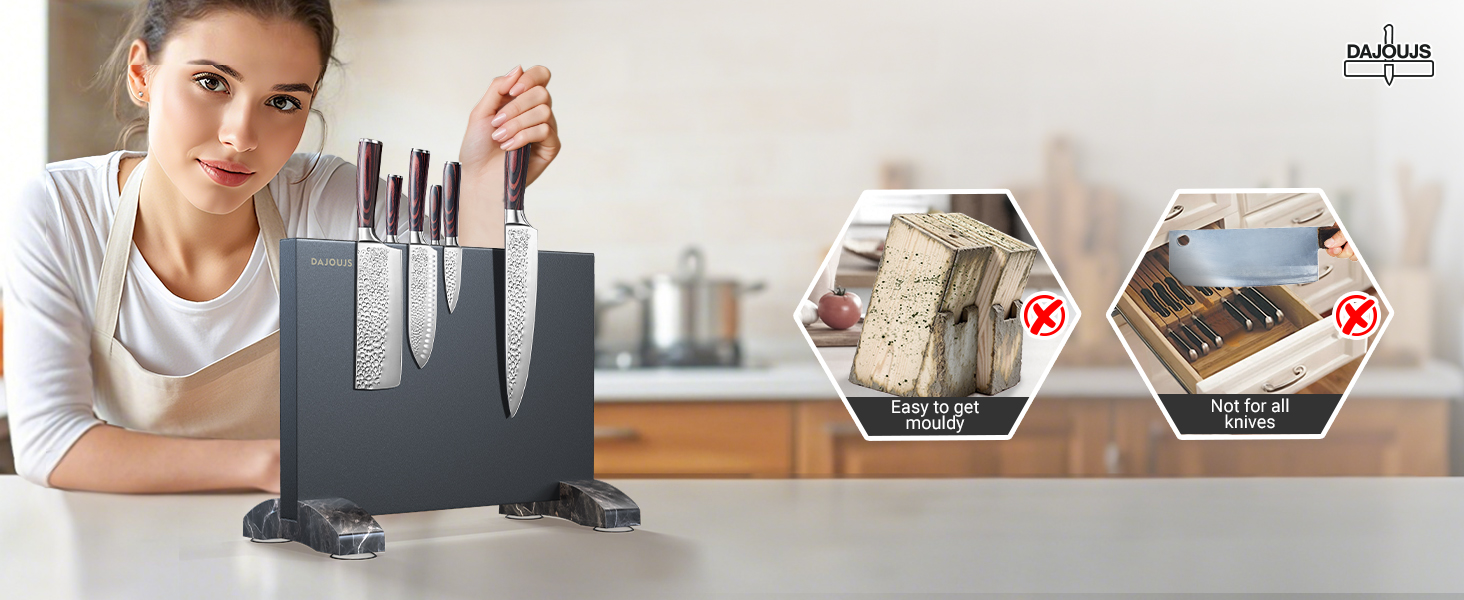 magnetic knife block