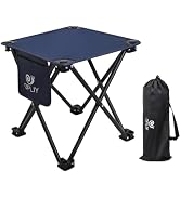 Opliy Camping Stool, Folding Small Chair 13.5 inch Portable Camp Stool for Camping Fishing Hiking...