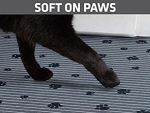 cat litter mat box trap floor kitty original material urine proof scatter control mess accessories