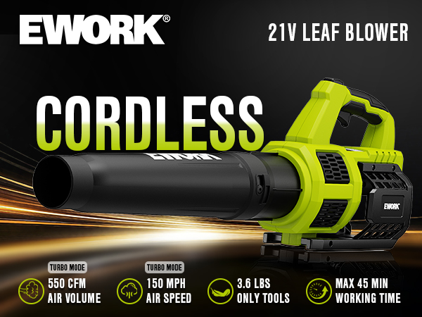 cordless leaf blower