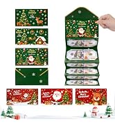 JollySpak New 6Pcs Christmas Money Holders for Cash & Gift Card Holders | Christmas Cash Gift Env...
