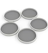 Simple Houseware 12-Inch Lazy Susan Spice Organizer Rotating Tray, 5-Pack