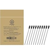 MengRan Mini D1 Ballpoint Ink Pen Refills for Twist Pens, 1mm Medium Tip, Compatible with Swarovs...