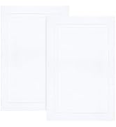 Infinitee Xclusives Premium Cotton Bath Mats for Bathroom – Pack of 2 | 34x22 Inches | Ultra Soft...