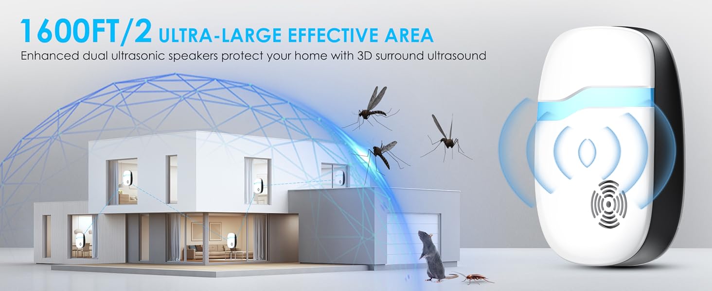 Ultrasonic Insect Indoor Repeller