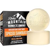 Men’s All-in-One Shampoo & Body Soap Bars – Extra Thick 1.6” Glycerin Hair & Body Soap Bars - 2 S...