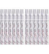 Lesun White Paint Pens Paint Markers, 12 Pack Waterproof Oil-Based Paint Pen Set Quick Dry and Pe...
