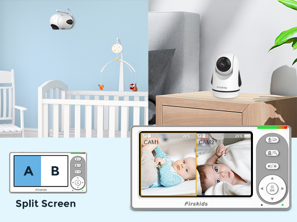 Split Screen Baby Monitor