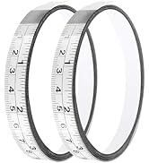 Adhesive Measuring Tape,Steel Self Adhesive Tape Measure,Wide Imperial & Metric Ruler Sticker, St...