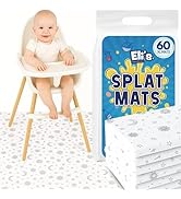 60 Pack Disposable Splat Mats by Eli with Love - Extra Large 49