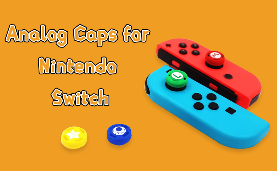Nintendo Switch Super Mario Analog Caps