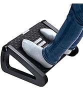 ZLMHYYM Foot Rest for Under Desk at Work - Six Height Adjustable Under Desk Footrest - Ergonomic ...