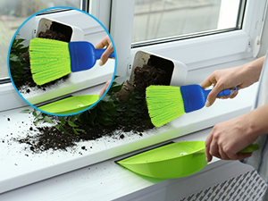 desk travel kitchen home multi surface corner soft bristle space strong removal utility dustpan set
