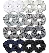 IVARYSS Satin Scrunchies for Women, Soft Than Silk for Hair, Fashion Ties and Bands for Thin | Th...