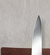 HOSHANHO Magnetic Knife Strips, Magnetic Knife Holder for Wall 16 Inch, Acacia Wood Knife Magneti...