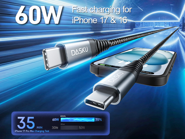iPhone 17 charging cable