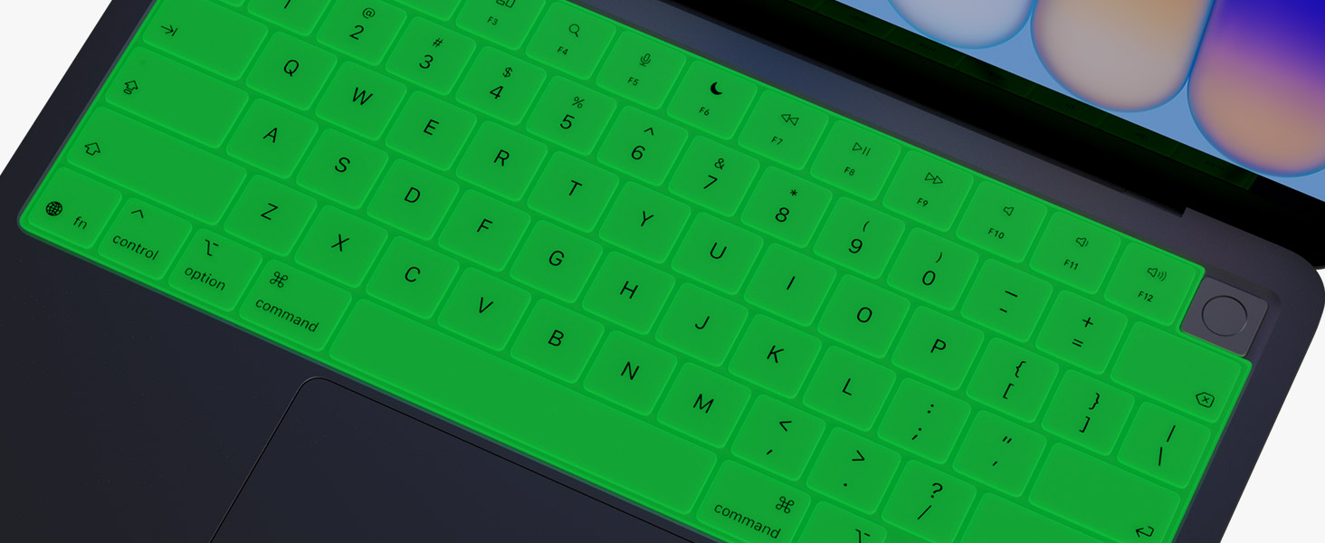 Glow in The Dark Keyboard Cover for MacBook Neo 13 Inch A18 Pro 2026