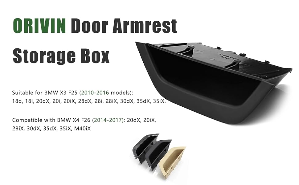 Door Armrest Storage Box