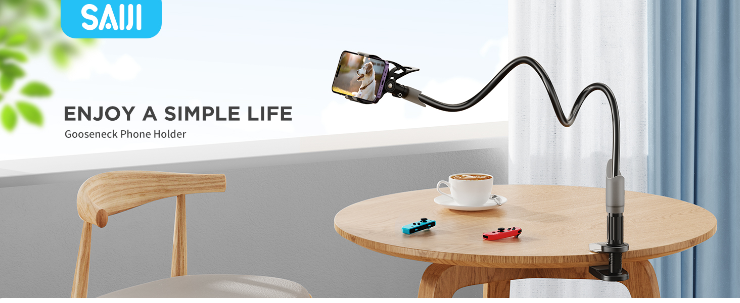 phone holder for bed Gooseneck phone holder iphone stand iphone holder iPhone 16 15 14 13 holder