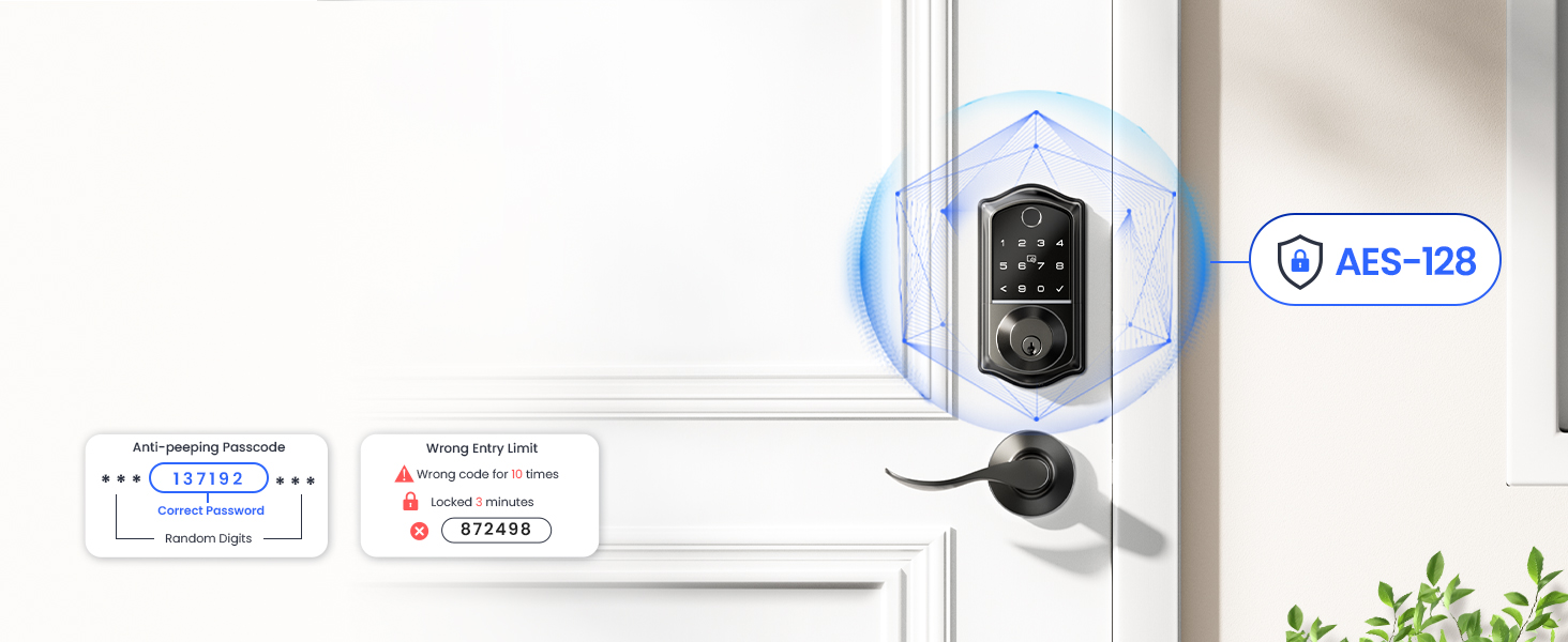 keyless entry door lock
