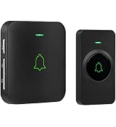 AVANTEK Wireless Door Bell, Mini CB-11 Waterproof Doorbell Chime Operating at 1000 Feet with 52 M...