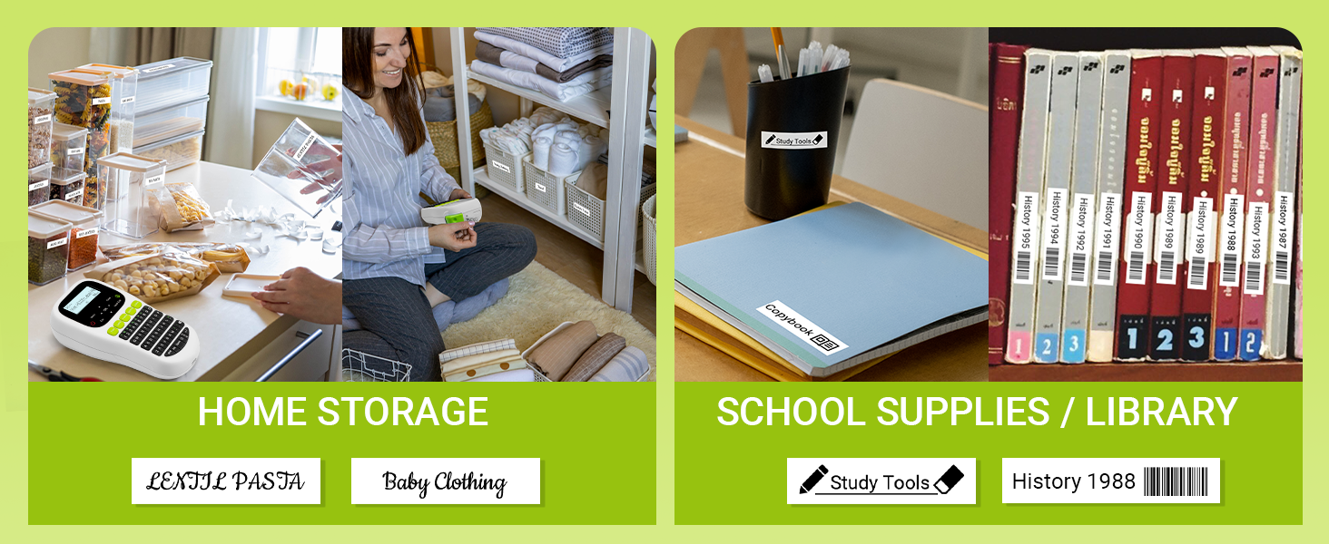 H1100 label maker waterproof labels home school supplies organization teacher must haves