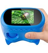 2-in-1 Kids Microscope Telescope, Temodu 2.0" 1000X Digital Microscope for Kids, HD Portable Educ...
