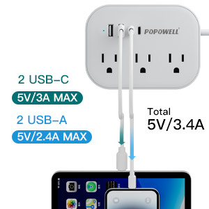Travel USB charging station