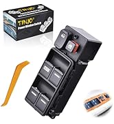 TINJO Front Drive Side Power Window Master Control Switch for 2003-2007 Honda Accord DX LX SE Sed...