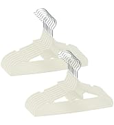 GoodtoU Baby Hangers, 50 Pack Kids Velvet Hangers for Closet Baby Felt Hanger for Toddler Infant ...