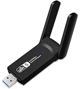 NETVIP 1200Mbps USB WiFi Adapter for PC, Wireless Network Adapter Dual Band 2.4G/5G Wireless Netw...