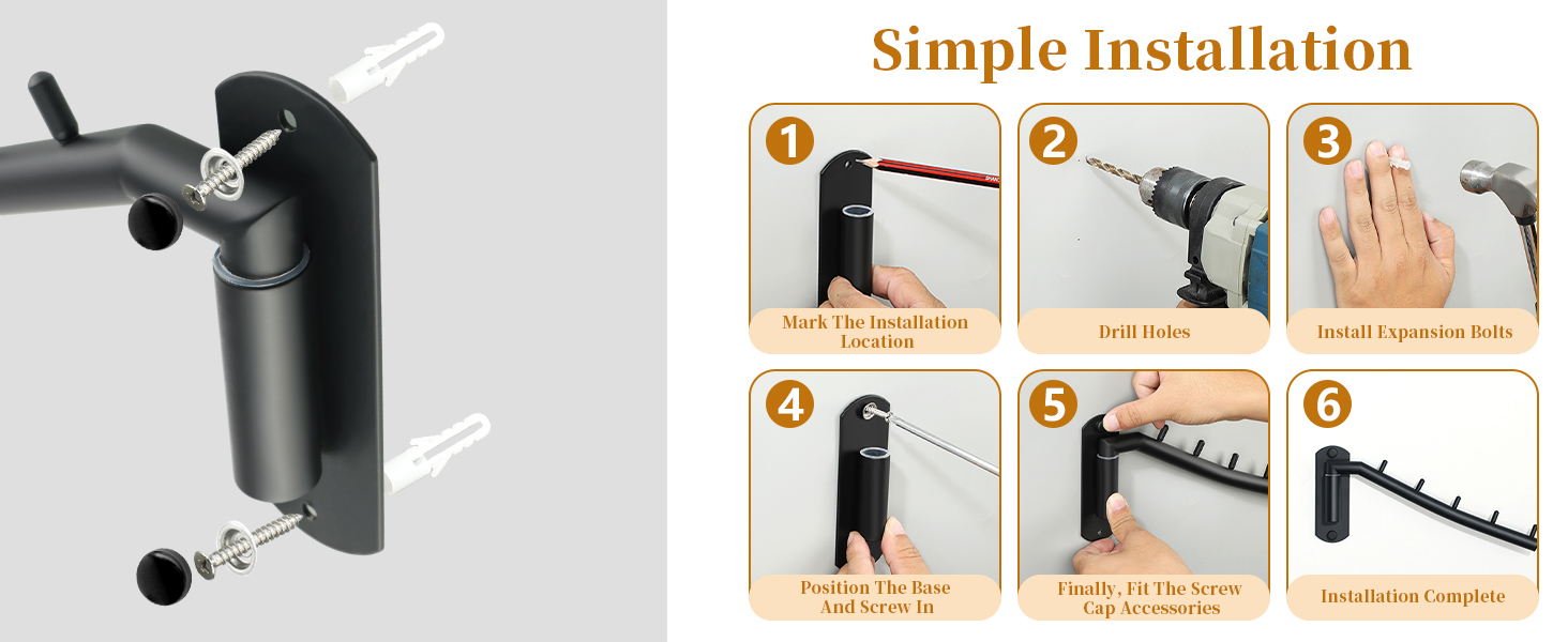 wall mounted drying rack