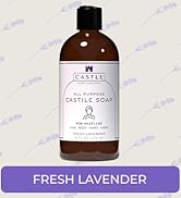 Castle Soap All-Purpose Castile Soap | Multi-Use Gentle Cleanser for Hair Body Hands & Home | Nou...