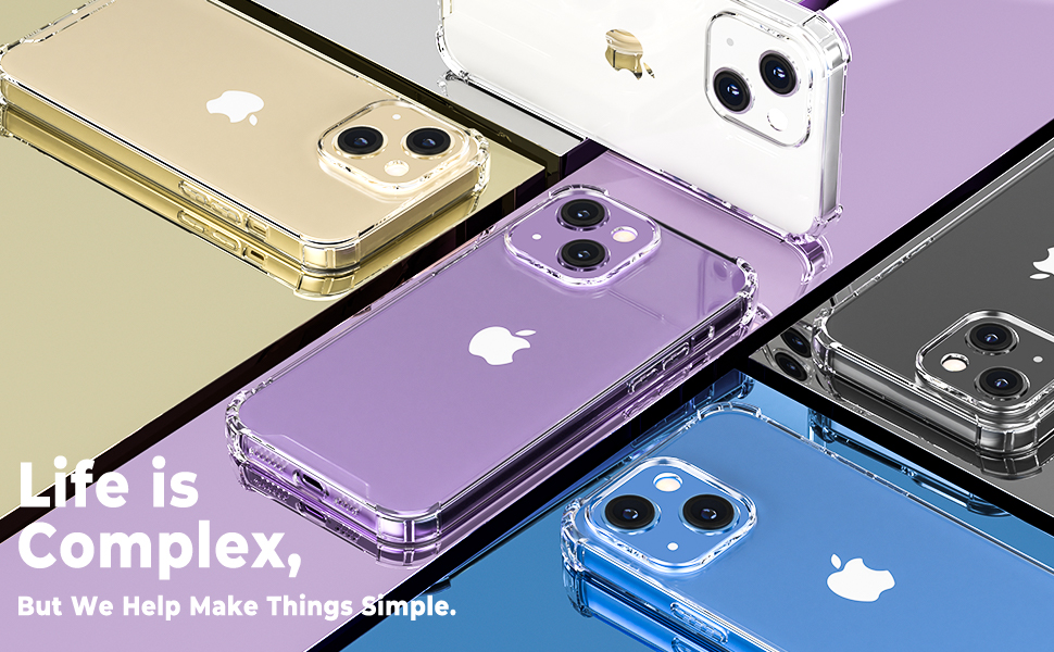 iPhone 14 Case Clear for iPhone 13 Clear Case iPhone 14/13 Phone Case