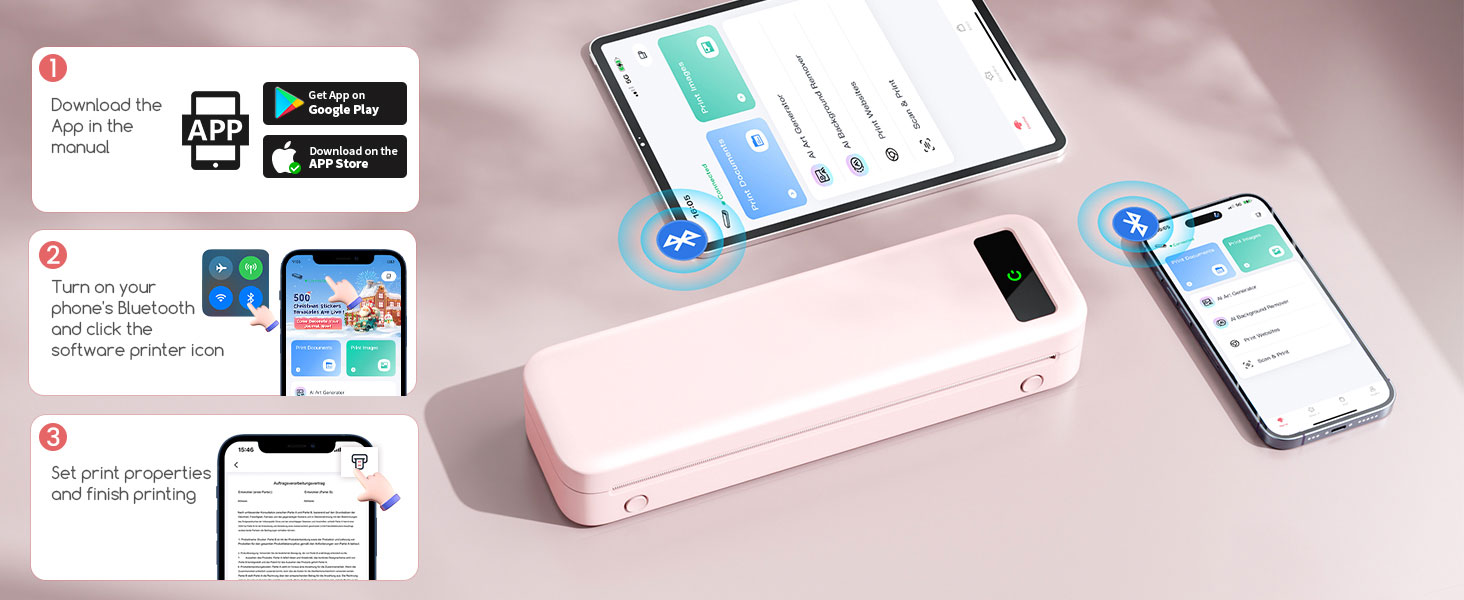 portable wireless printer