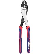 WORKPRO 9.5" Wire Cutter/Crimper, Wire Crimping/Cutting Tool for 10-22 AWG Terminals and Connecto...