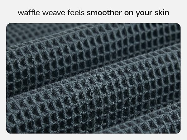 waffle bath towels
