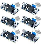 WWZMDiB LM2596 DC to DC Buck Converter Adjustable LED Indicator with Heat Sink 3.2-40V to 1.25-35...