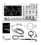 FNIRSI 1014D Oscilloscope 2 in 1 Digital Oscilloscope DDS Signal Generator, 100X High Voltage Pro...