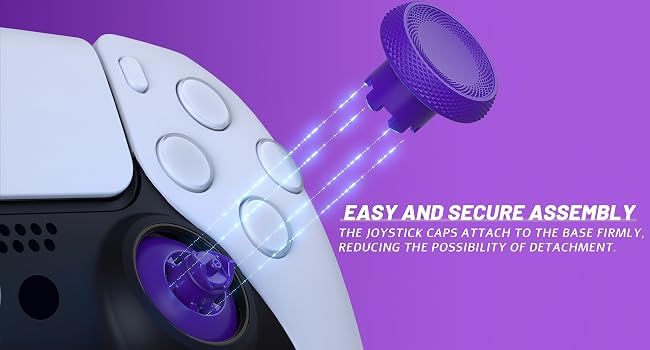 eXtremeRate ThumbsGear EDGE V3 Interchangeable Thumbsticks for PS5, PS4 Controller Analog Joysticks