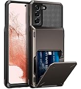 ELOVEN for Samsung Galaxy S22 Plus 5G Case Wallet with Hidden Card Slot Credit ID Card Holder Sho...