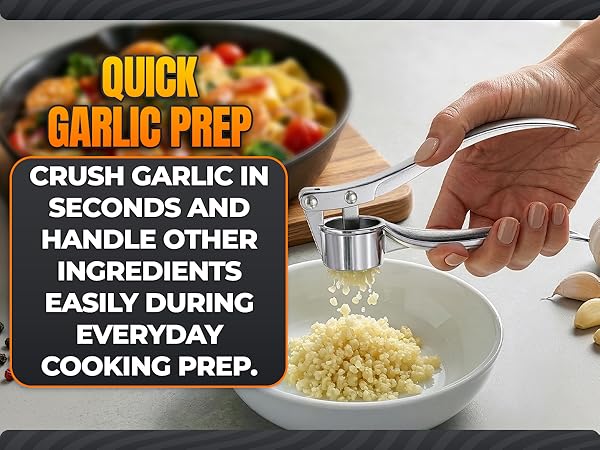 stainless steel garlic crusher garlic press stainless steel garlic presser set peeler brush silver