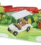 Golf Birthday Card, Happy Birthday Card for Golfers, Father's Day Card for Him - Suitable for Men...