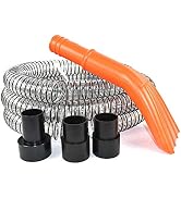 Big Horn 11662 1-1/2 Inch x 12ft Shop Vacuum Hose Kit